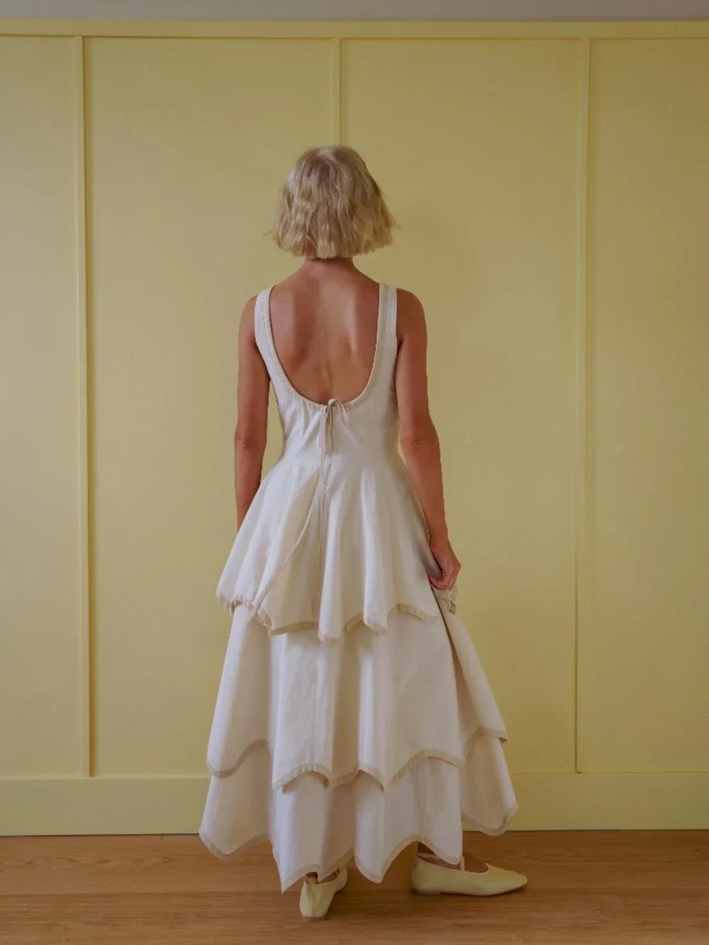 Alli Marye Millie dress in natural - Picture 2 of 8